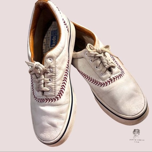 leather baseball keds
