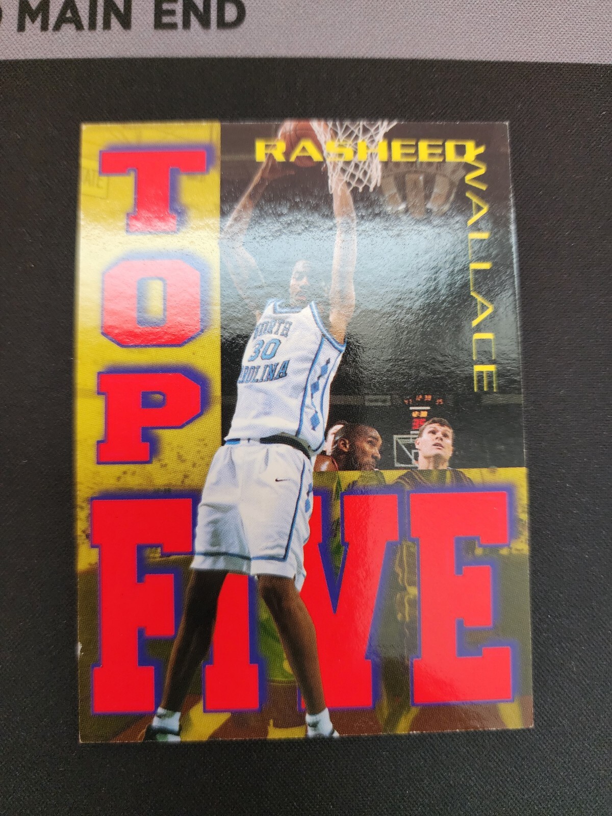 1995 Signature Rookies Fame and Fortune #T4 Rasheed Wallace Top Five