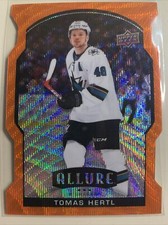 2020-21 UPPER DECK ALLURE HOCKEY ORANGE SLICE #45 TOMAS HERTL SP