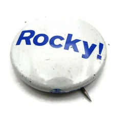 Rocky! Pin Button Vintage