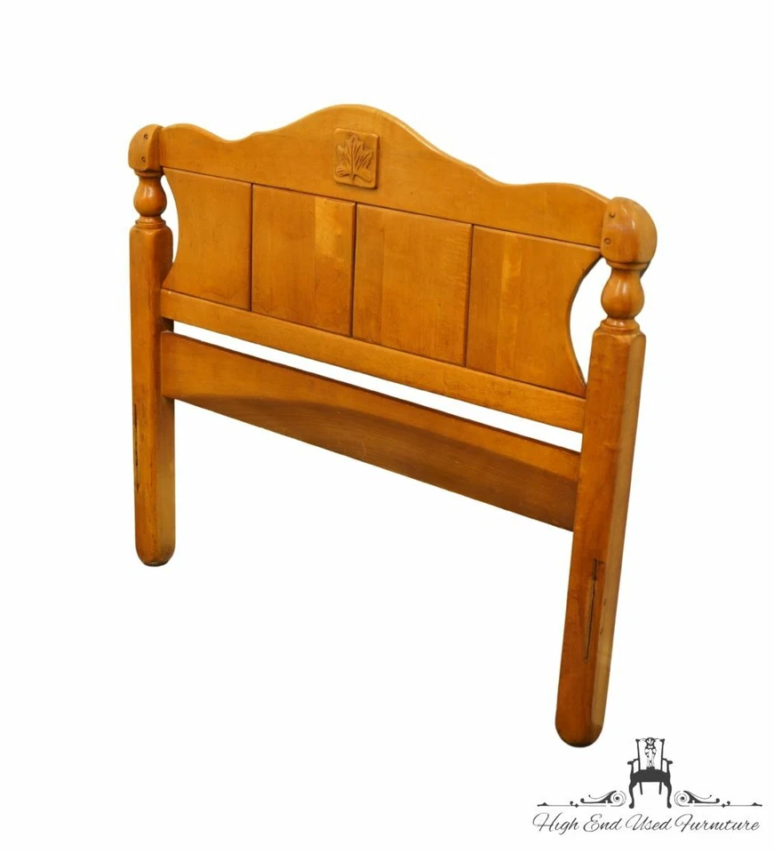 Cabecero francés tamaño doble de arce roca dura maciza VIRGINIA HOUSE Foto 2 de 4