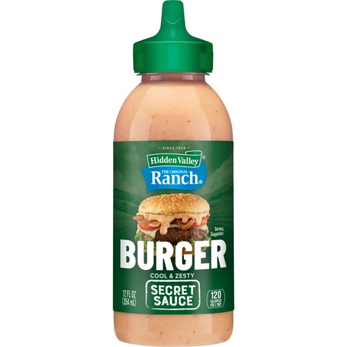 Salsa secreta para hamburguesas Hidden Valley® Original Ranch®, 12 oz (paquete de 4) - fresca y rallada - Imagen 23 de 24