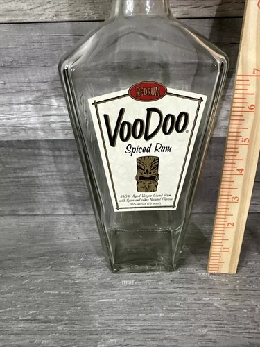 REDRUM VooDoo Spiced Rum ~ 750ml EMPTYGlass Bottle ~ Excellent ...
