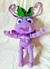Mattel Disney Pixar A Bugs Life Princess Dot Purple Plush Animal 1998 11"