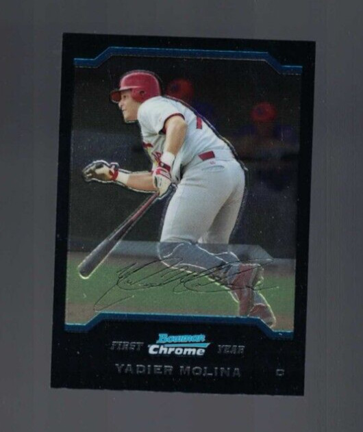 2004 Bowman Chrome  Rookie #301 Yadier Molina (RC)  (J)