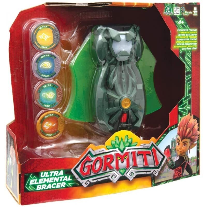 Gormiti Ultra Elemental Bracer con Luce e Suoni Bracciale Gemme