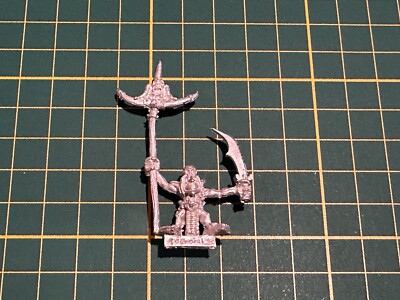 Warhammer Orcs & Goblins Forest Goblin Standard Wald Goblin Standarte Metal Rare