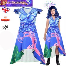 Girls Kids Descendants 3 Mal Fancy Dress Costume Party Cosplay Outfit Book Day
