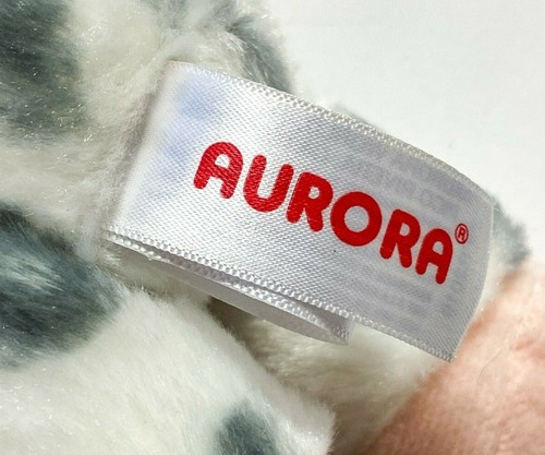Aurora Plüsch geflecktes Ferkel #31743 April 2019 rosa Nase Schwein Stofftier Neu mit Etikett - Bild 9 von 12