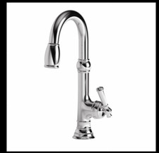 Newport Brass 2470-5223 Jacobean Chrome Prep / Bar Pull Down Kitchen Faucet