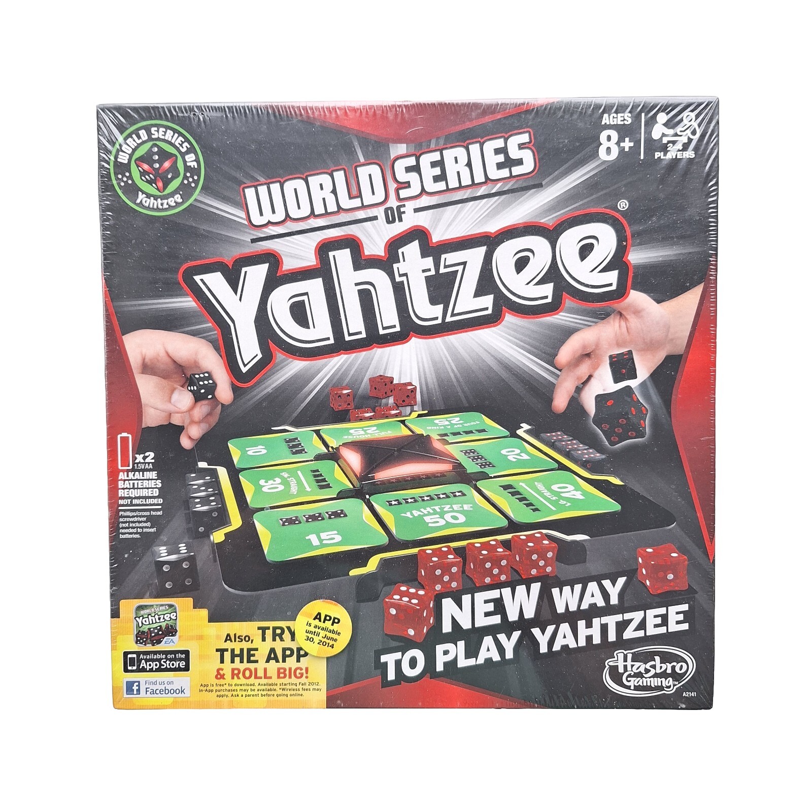 World Series of Yahtzee Hasbro Board Game Battery Operated New/Sealed