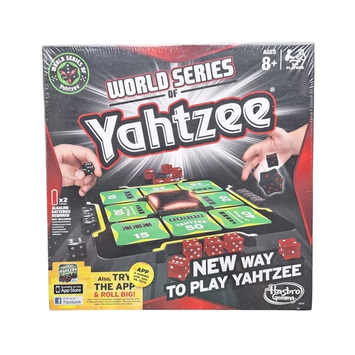 World Series of Yahtzee Hasbro Board Game Battery Operated New/Sealed