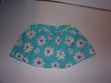 Okie Dokie: Girls/Toddlers 4T Skirt With White And Pink Flowers