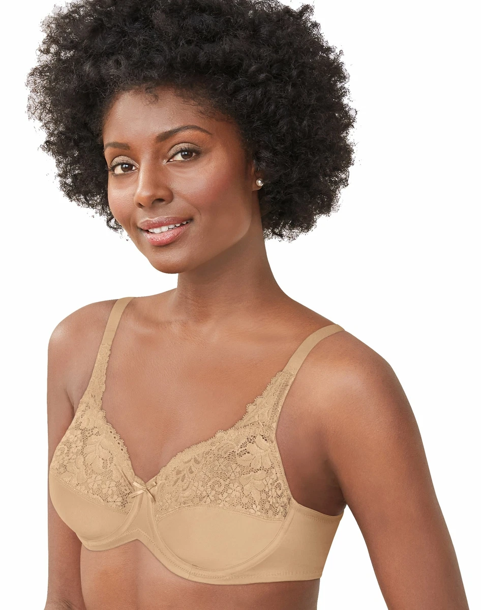 Lilyette by Bali Tailored Women`s Minimizer Bra with Lace Trim -  Best-Seller, 4 