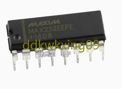 5PCS NEW MAX232EEPE MAXIM DIP-16 Dual RS-232 transceiver