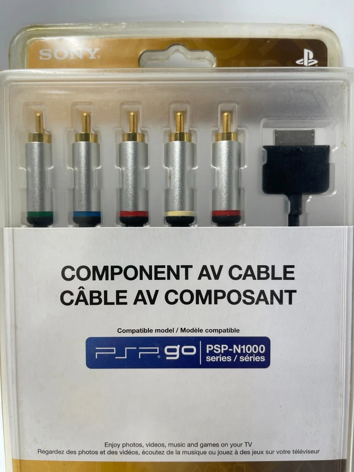 Sealed Sony Playstation PSP Go Component AV Cable PSP-N1000 PSP-N180 U Brand New - Image 4 of 4