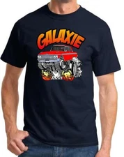1962 Ford Galaxie Hardtop Rad Rides Cartoon Design Tshirt NEW