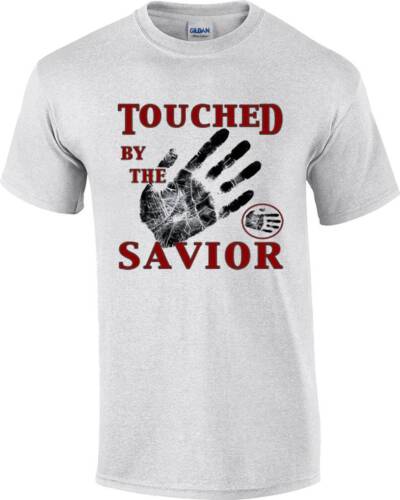 Christian Touched By The Savior Jesus Christ T-Shirt - Afbeelding 1 van 8