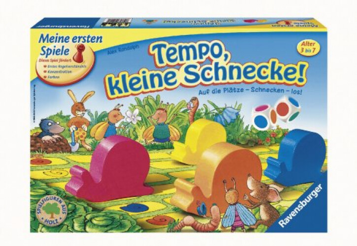 Ravensburger 21420 - Meine Ersten Spiele Tempo Kleine Schnecke Kinderspiel Ab 3