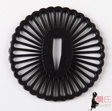 replacement Iron Tsuba Hand guard For Japanese Katana Wakizashi Sword cleaning