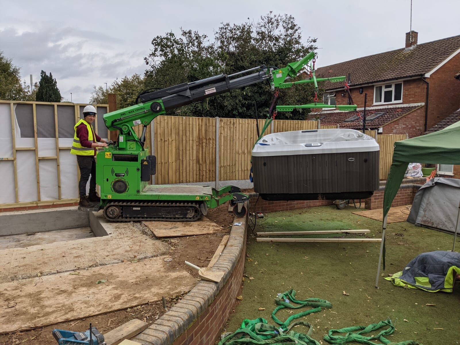 Mini hot tub crane eBay