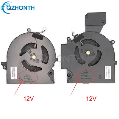New For HP OMEN 16-B 16-C CPU + GPU Cooling Fan M75487-001 M75488-001 (12V)