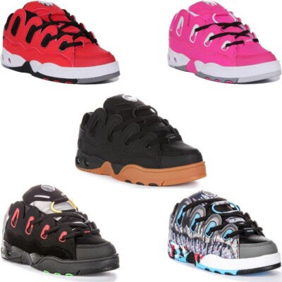 OSIRIS D3 Og Vulkan Cupsole Luft Zwischensohle Skate Trainer Blau Multi Mens UK