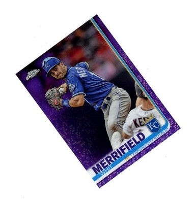 2019 Topps Chrome PURPLE REFRACTOR SP WHIT MERRIFIELD /299! KC Royals STAR
