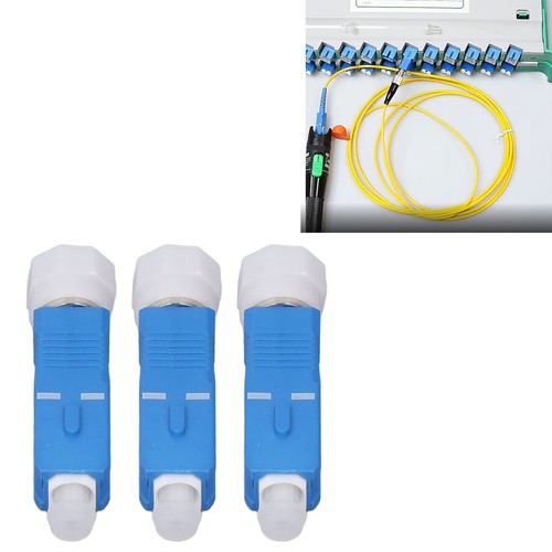 3xer Glasfaser-Anschlussadapter SC-Stecker Auf FC-Buchse Singlemode-Konverter❀ - Afbeelding 14 van 24
