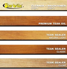 Premium Golden Teak Oil - Sealer, Preserver, & Finish for Outdoor Teak & Othe...