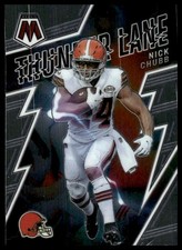 Nick Chubb 2022 Panini Mosaic #TL-6 Thunder Lane Cleveland Browns