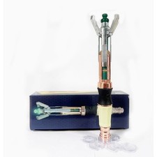Doctor Who 12th Metal Infrared Remote Sonic Screwdriver Cosplay Prop Toy Replica