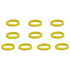 Kyoto Machine Tools (KTC) Nepros No.1 Rubber Ring Set, 10 pieces, Yellow, NTYR01