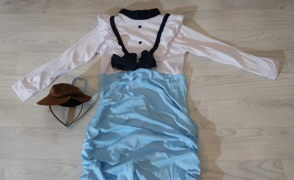 Smiffys Posh Victorian Costume Girls Medium Age 7-9 Childrens Fancy Dress - Image 2 of 4