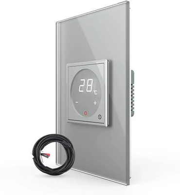 #ad LIVOLO Wall Touch Digital Thermostat Switch Floor Heating for Home Gray $24.49