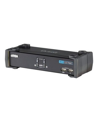 ATEN CubiQ KVM-/Audio-Switch USB 2 x KVM/Audio Desktop