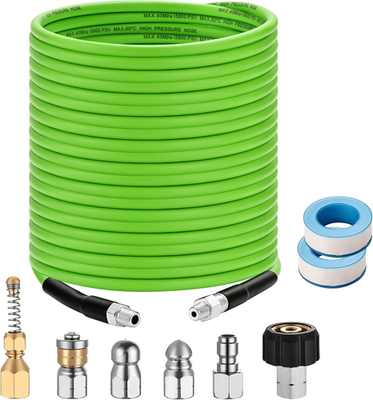 #ad #ad Pressure Washer Sewer Jetter Kit 50Ft X1 4quot; Hydro Drain Jetter Cleaner Hose C $49.88