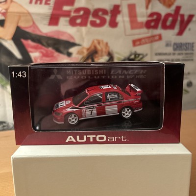 AutoArt 60151 Mitsubishi Lancer Evo VII WRC 2001 T. Makinen / K. Lindstrom 1/43