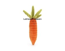 Jellycat Carrot Plush Toy Vivacious Vegetable Carrot (VV6C) 17cm Imported