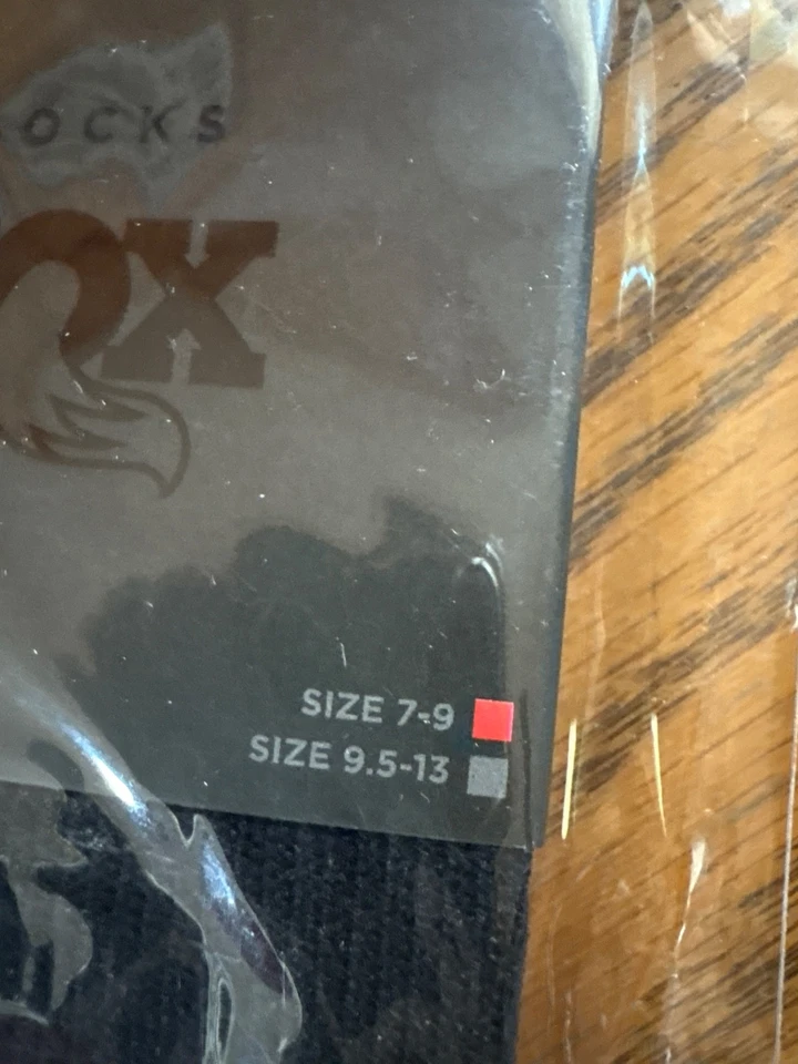 Calcetines de carreras FOX Transfer Coolmax calcetines de ciclismo 7" talla pequeña se adapta a 7-9 (2 pares) Foto 2 de 3