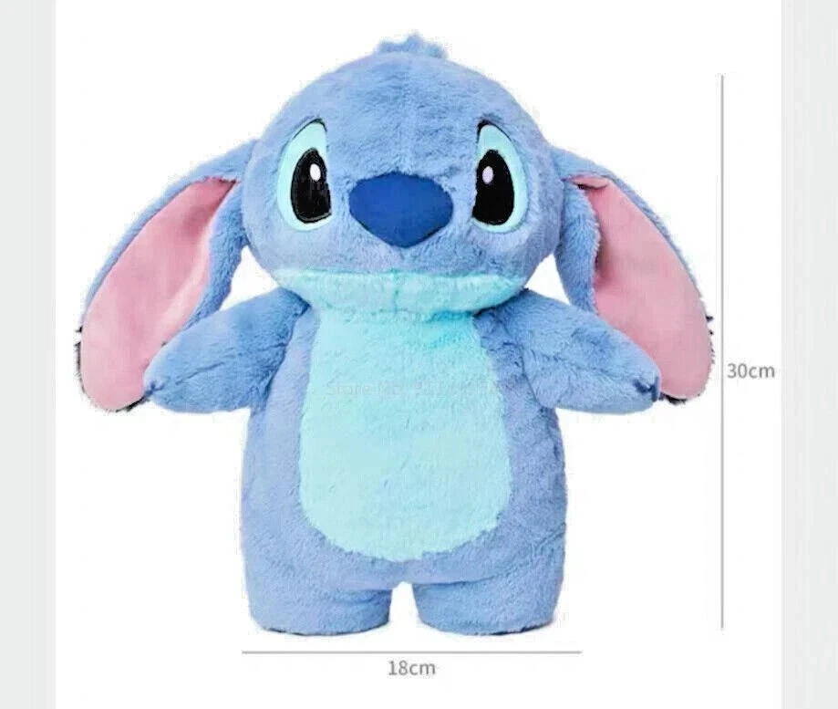Lilo & Stitch Wärmflasche Kuscheltier Pluschwärmflasche Blau 500ML NEU - Bild 3 von 4