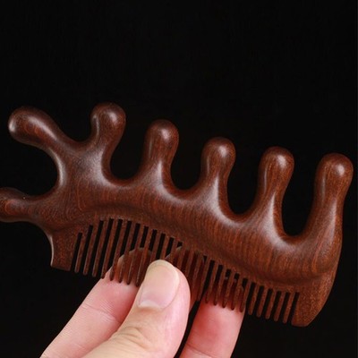 Wooden Sandalwood Comb Scalp Massage Comb for Men Women Detangling