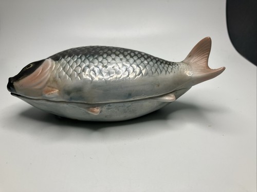 Vintage Ceramic/Porcelain Fish Trinket Dish Germany Unique RARE - Picture 6 of 7