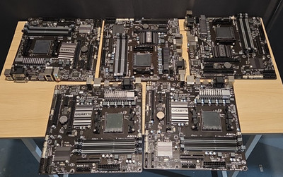 LOT 5 Gigabyte GA 78LMT USB3 Socket AM3+ DDR3 SDRAM Desktop Motherboards AS IS