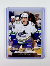 2020 Upper Deck Nils Hoglander Young Guns Canvas #239 VANCOUVER CANUCKS RC