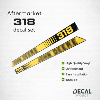 #ad #ad John Deere 318 Decal Kit – High Quality Restoration Stickers Full Set $54.00