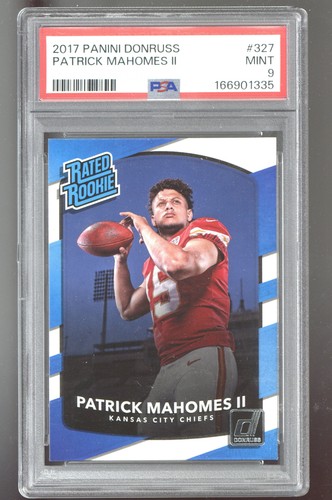 2017 Panini Donruss Patrick Mahomes II #327 card