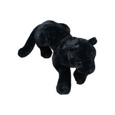 19 Inch Aurora Black Panther Green Eyes Stuffed Animal Plush Toy