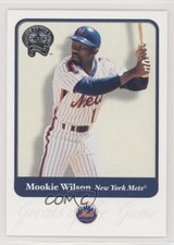 2001 Fleer Greats of the Game Mookie Wilson #18 1s3