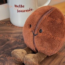 Coffee Bean Doll Cartoon Plush Doll New Toy Doll Cute Home Table Decorations NEW